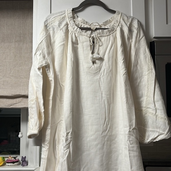 UPDATED! 🤍😍 Spell Milla Gown NWT Sz M Color: cream/white! 🤍😍 - Picture 7 of 16